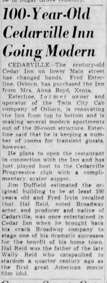 Cedar Inn - 1946 Improvements (newer photo)